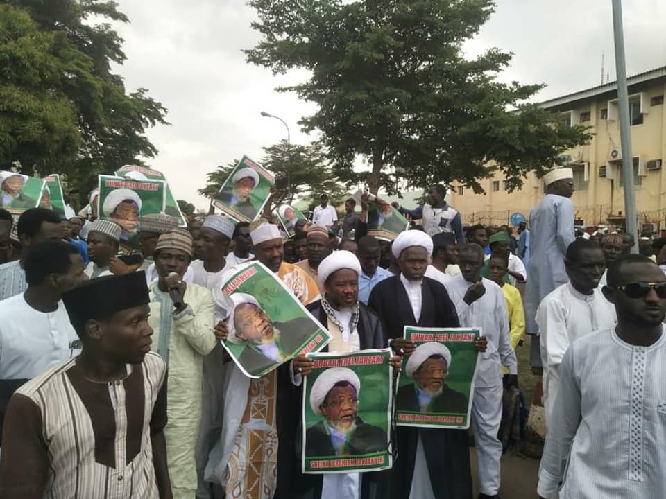  free zakzaky protest in Abuja on fri 5th july 2019